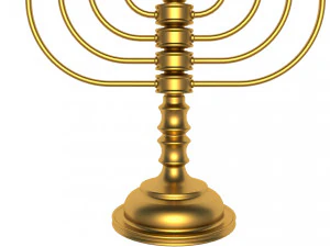 menorah Modello 3D