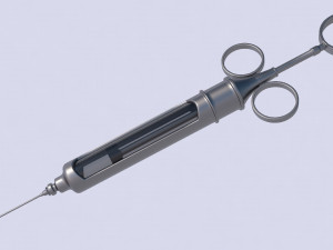 vintage syringe 3Dモデル