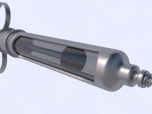 vintage syringe Modello 3D