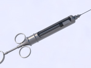 vintage syringe Modello 3D