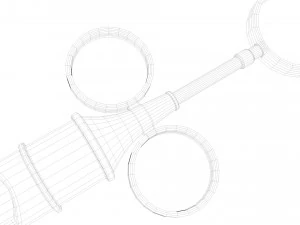 vintage syringe 3D Model