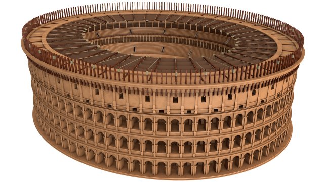 roman colosseum Modèle 3D .c4d .max .obj .3ds .fbx .stl .blend 