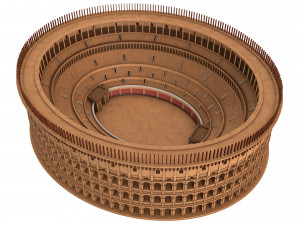 roman colosseum Modèle 3D