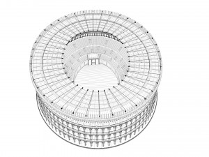 roman colosseum Modèle 3D