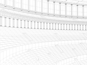 roman colosseum Modèle 3D