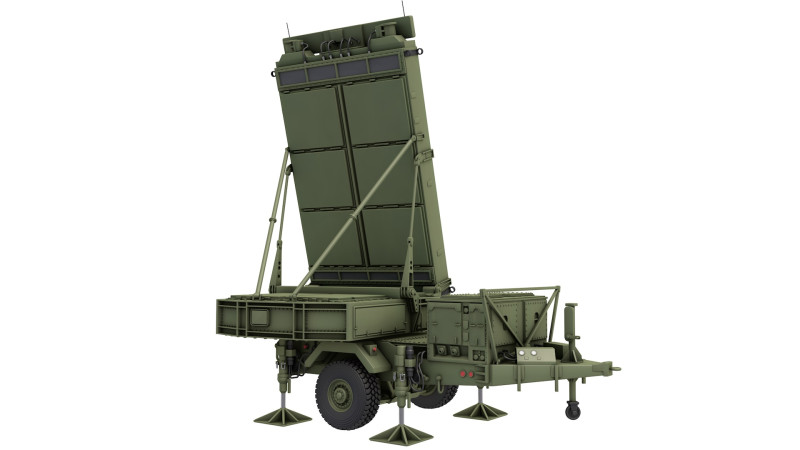 ANTPS-80 GroundAir Task Oriented Radar 3D 모델 .c4d .max .obj .3ds .fbx .stl .blend 