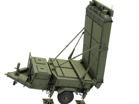 ANTPS-80 GroundAir Task Oriented Radar 3D 모델