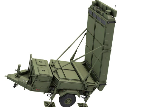 ANTPS-80 GroundAir Task Oriented Radar 3D Model