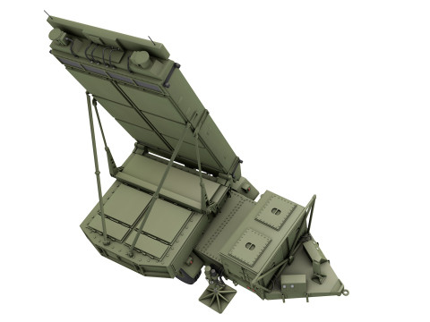 ANTPS-80 GroundAir Task Oriented Radar 3D 모델
