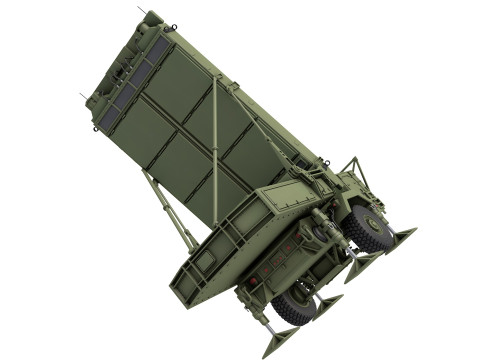 ANTPS-80 GroundAir Task Oriented Radar 3D 모델