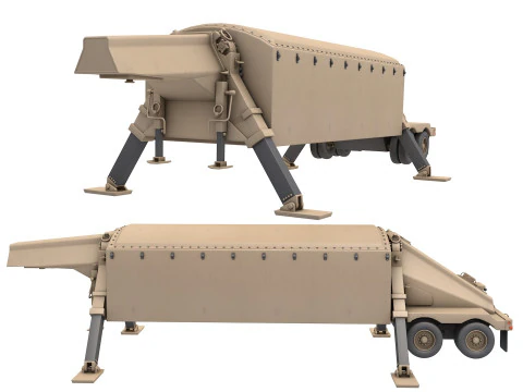 Przenośny radar ANTPY-2 Model 3D