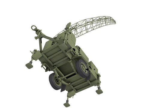 AN MPQ-50 - PAR Radar 3D Model