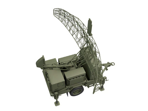 AN MPQ-50 - PAR Radar 3D Model