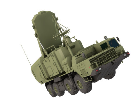 5N63S Radar Flap Lid B 3D 模型