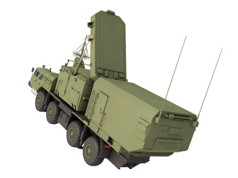 5N63S Radar Flap Lid B 3D 模型