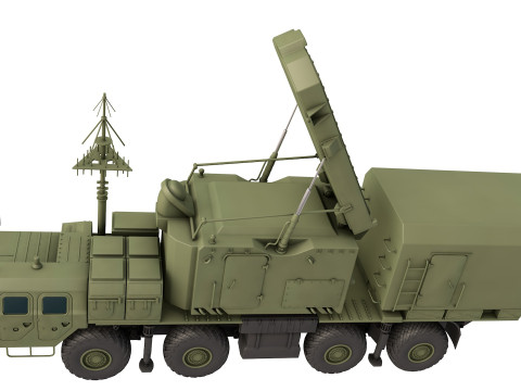 5N63S Radar Flap Lid B 3D 模型