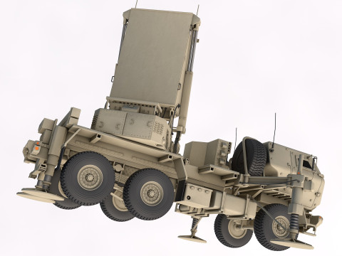 ANTPQ-53 Radar Modèle 3D