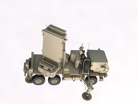 ANTPQ-53 Radar Modèle 3D