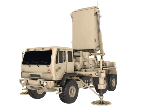 ANTPQ-53 Radar 3D 模型