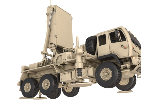ANTPQ-53 Radar 3D Модель