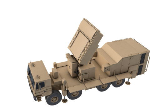 Bavar-373 engagement radar Model 3D