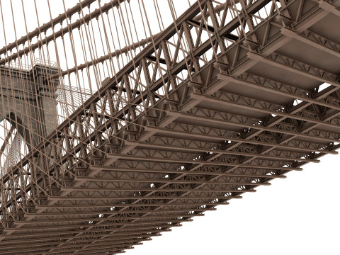 Brooklyn Bridge 3D Model