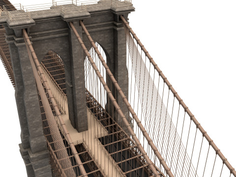 Brooklyn Bridge 3D Model
