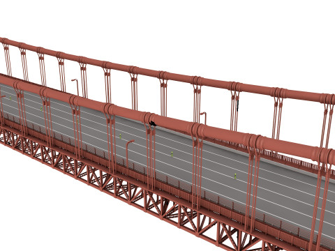 Golden Gate Bridge 3Dモデル