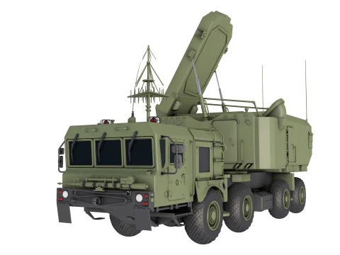 92N6E Mezar Taşı Radarı 3D Model