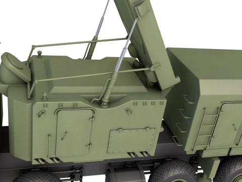 92N6E Grave Stone Radar 3D Model