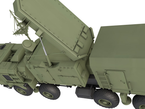 92N6E Grave Stone Radar Modèle 3D