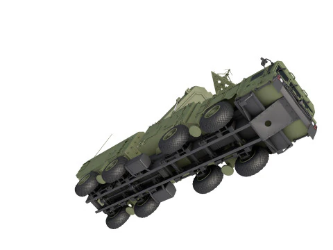 92N6E Grave Stone Radar 3D Model