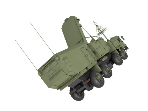 92N6E Grave Stone Radar Modèle 3D