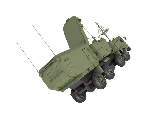 92N6E Grave Stone Radar 3D Model
