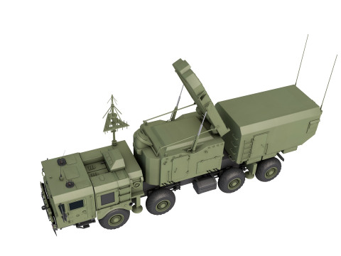 92N6E Grave Stone Radar Modèle 3D