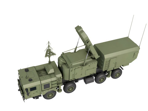 92N6E Grave Stone Radar 3D Model