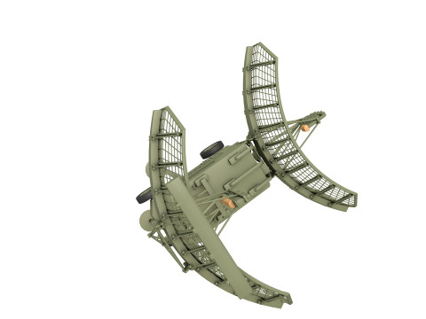 P-37 Radar Modello 3D