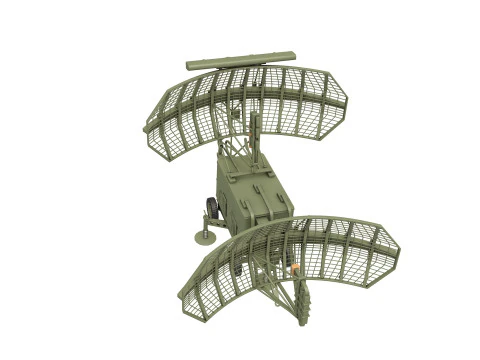 P-37 Radar 3D Model