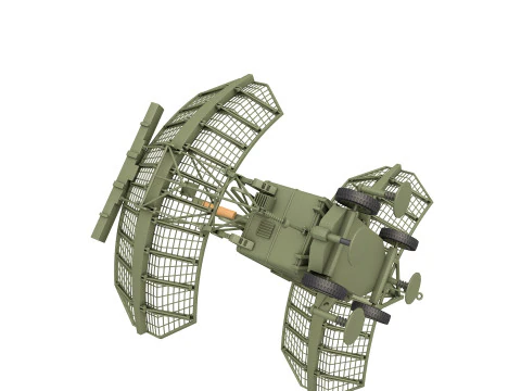 P-37 Radar 3D Model