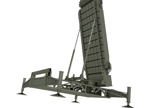 TPY-4 Multi-Mission Radar Modelo 3D