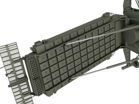 TPY-4 Multi-Mission Radar Modelo 3D