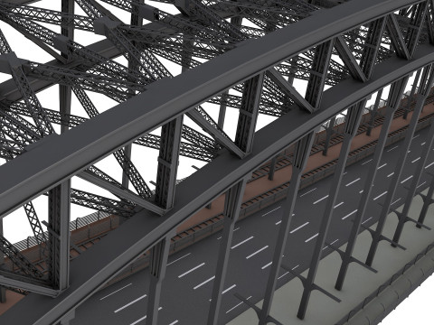 Sydney Harbour Bridge 3Dモデル