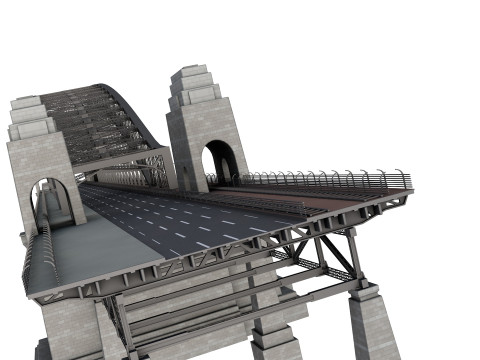 Sydney Harbour Bridge 3Dモデル