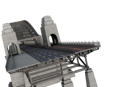Sydney Harbour Bridge 3D Model