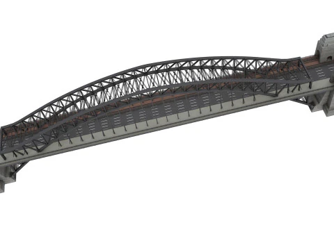 Sydney Harbour Bridge 3D Model