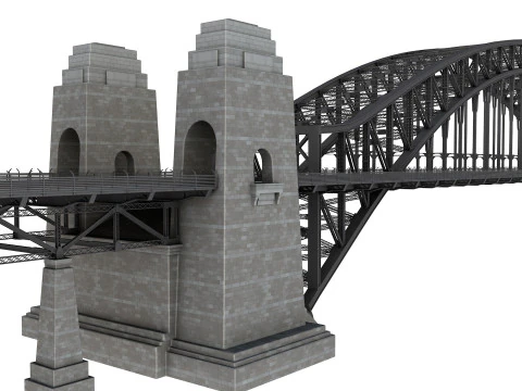 Most Portowy w Sydney Model 3D