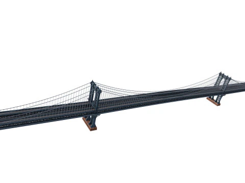 Manhattan-brug 3D Model