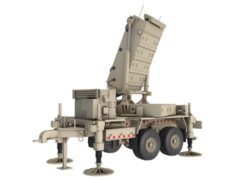 ANTPQ-53 Radar Trailer Modelo 3D