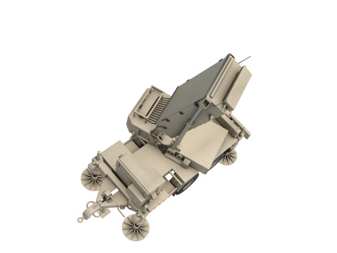 ANTPQ-53 Radar Trailer Model 3D
