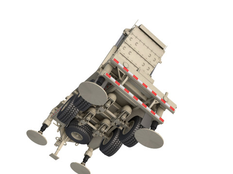 ANTPQ-53 Radar Trailer Model 3D